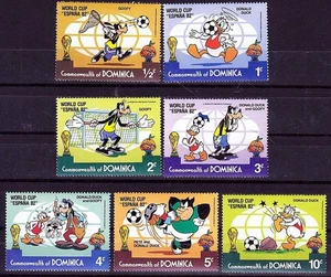 👉 COPA DE FUTBOL DISNEY / DOMINICA 1982 / ESPANA'82 mnh DEPORTES 💲ENVÍO GRATUITO💲 - Imagen 1 de 1