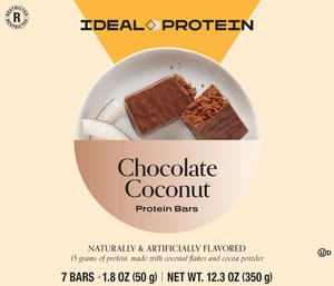 Chocolate Coconut bars - Ideal Protein - Picture 1 of 1