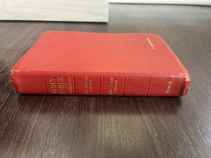 Vintage World Bibles KJV Morocco Goatskin Red Leather Bible READ King James - Picture 1 of 11