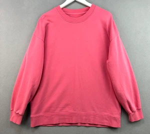 Lululemon Perfectly Oversized Crew 8 Guava Pink Cotton Terry Sweatshirt LW3DUTS - Picture 1 of 5