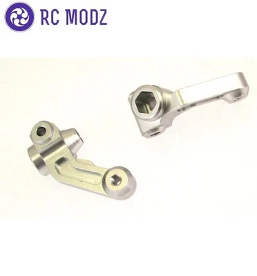 Hot Racing Silver Aluminum. Steering Arms Gt2 GTT2108 - Image 1 of 3