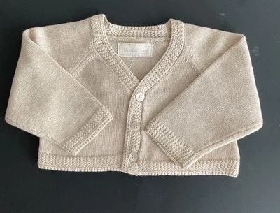 CÁRDIGAN MAYORAL BABY BOY LS ALGODÓN CUELLO EN V 1-2 Mo NUEVO CON ETIQUETAS Foto 1 de 4
