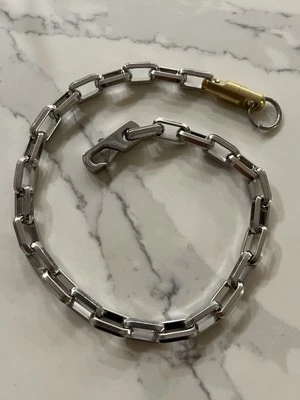 Cadena de billetera de motociclista, haz tu propia cadena de billetera personalizada, plateada, 15,75”/40 cm Foto 1 de 4