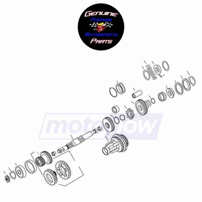 Andrews Mainshaft 4th Gear for 1983 Harley Davidson FXDG Disc Glide - Drive wc Foto 1 de 4