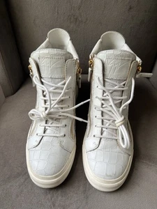 Giuseppe Zanotti Herren Weiß May London Birel High Top Sneaker Schuhe Gr. 39 - Bild 1 von 8