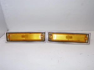 1981 - 1991 Chevy Truck Amber Marker Lights OEM Pair 5972405 5972406 - Picture 1 of 5