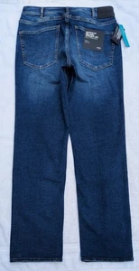 NUEVO CON ETIQUETAS JEANS PLATEADOS Para Hombre Infinite Relajado Recto Azul Medio Lavado Grande 30x32 - Imagen 1 de 9