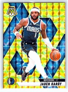 2024-25 Panini Mosaic #99 Jaden Hardy Reactive Yellow Mosaic Dallas Mavericks - Bild 1 von 2