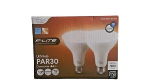 Euri Lighting E-Lite PAR30 LED Bulbs 10W 900 Lumens 5000K 2-Pack New G12 - Picture 1 of 3