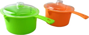 Set of 2 Microwave Saucepan with Lid Store Heat and Eat 800Ml Each - Imagen 1 de 12