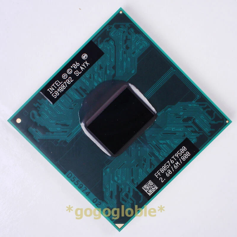 Intel Core 2 Duo T9500 2.60GHz 6M 800MHz SLAYX CPU Dual-Core Processor - Image 1 of 1