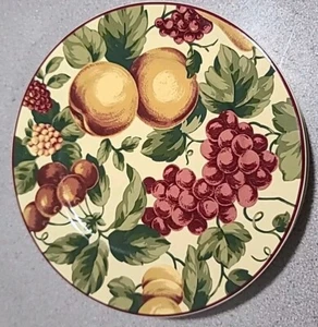 WAVERLY GARDEN ROOM Fruit Floral Manor 8-1/2" Salad Dessert Plates Poland - Picture 1 of 6