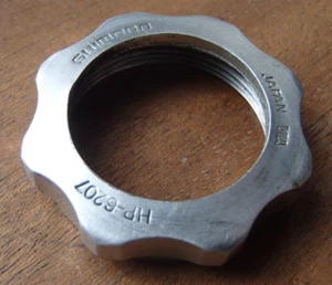 SHIMANO 600 EX (HP-6207) ALLOY HEADSET TOP NUT PROPER VINTAGE RARE RETRO SPARE - Picture 1 of 4