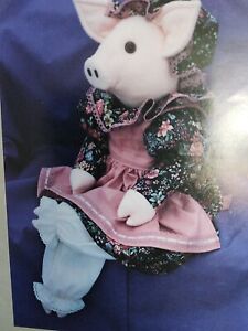 4x4 Critter Isabel The Pig 407 Craft Closet Sewing Pattern UC Wood Country Farm