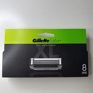 Gillette Labs Razor Blades - Pack of 8, Black BRAND NEW - Picture 1 of 2