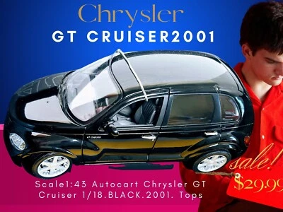 GT CRUISE 2001, Die-cast, Chrysler, AutoArt Models.Black, - Image 1 of 4