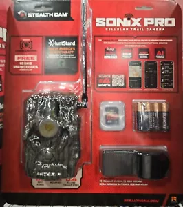 STEALTH CAM SONIX PRO 36MP CELLULAR TRAIL CAMERA 80FT RANGE, 32GB SD CARD (NEW) - Picture 1 of 2