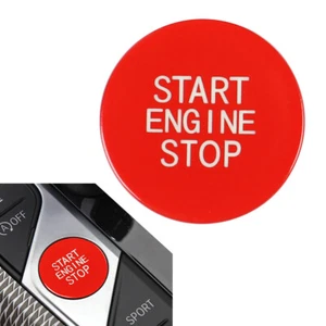 Car Engine Start Stop Button Switch Cover Trim ABS For BMW 3 8 X Series Red - Picture 1 of 6