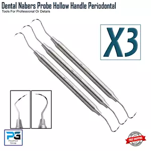 Probe Nabers Periodontal Probe Color Coded-Marking Examination Perio Probes x 3 - Picture 1 of 5