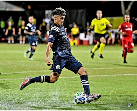 Jesus Medina New York City FC Unsigned MLS is Back Shooting Photograph Cover
