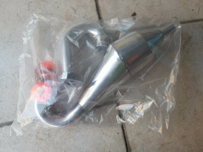 scarico marmitta per automodello a scoppio 1/5 1:5 hpi baja km rc rovan nuovo - Immagine 1 di 2