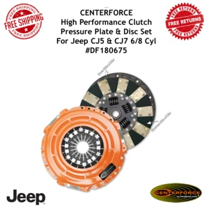 Centerforce High Performance Clutch Pressure Plate & Disc Set For Jeep CJ5 & CJ7 - Picture 1 of 6
