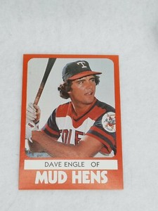 1980 TCMA Toledo Mud Hens minor league #15 Dave Engle M2