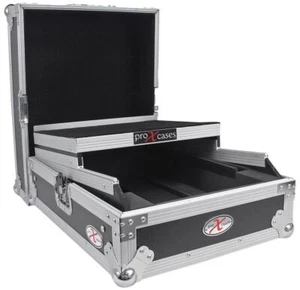 ProX XS-M12LT Universal 12" DJ Mixer ATA300 Flight Hard Case With Laptop Shelf - Picture 1 of 8