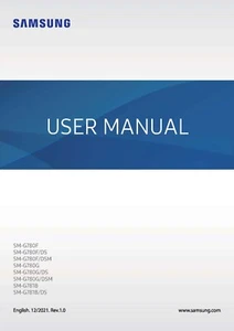 SAMSUNG GALAXY S20 FE 5G (G781B/DS) INSTRUCTION MANUAL GUIDE HANDBOOK 158 PAGES - Picture 1 of 1