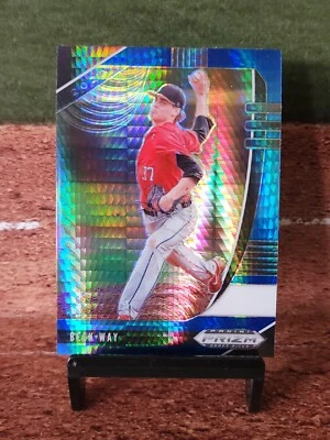 2020 Panini Prizm Draft Picks BLUE 🔥 Hyper Prizm Beck Way #PDP129 - Image 1 of 2