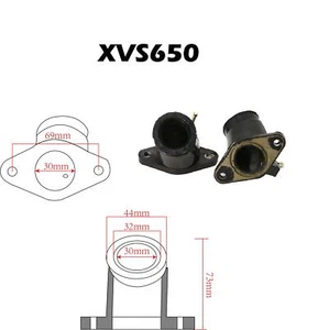Carburetor Manifold Boot Adapter For YAMAHA XVS650 V-Star 1998-2016 - Picture 1 of 5