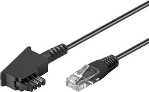 15m Anschlusskabel TAE F Stecker auf RJ45 Stecker DSL VDSL Router Kabel Telefon - Bild 1 von 6