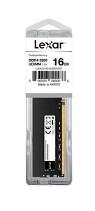 Lexar DIMM 16GB DDR4 3200Mhz 288pin 1.2V Memory RAM LD4AU016G-B3200GSST - Picture 1 of 1