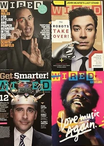 WIRED Magazine Bundle - JIMMY FALLON, Quest Love, Jerry Seinfeld, Steve CARRELL - Picture 1 of 3