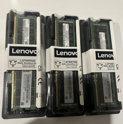 NEW 4X77A77033/4X77A81442 Lenovo 64GB 2Rx4 DDR5 PC5-4800 RDIMM Server Memory - Image 1 of 4