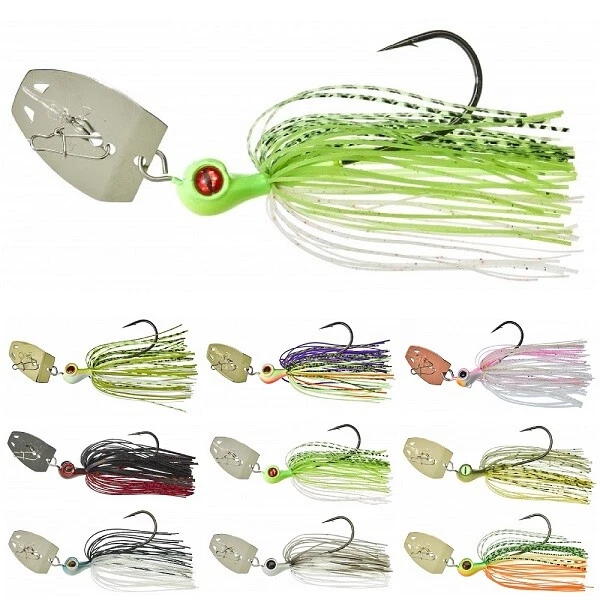 Gunki Boomer 10g 21g Chatterbait Wobbler Blade Jig Spinner Bait Fransen Köder - Bild 1 von 1