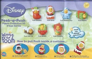 DISNEY WINNIE THE POOH PEEK-A-POOH FIGUR SAMMLUNG #10 WEIHNACHTSSCHLENKER - Bild 1 von 3