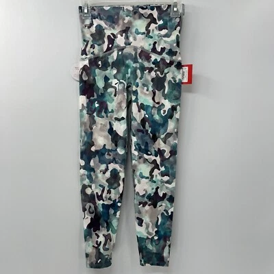 Spanx booty boost painted camo pink multi active printed 7/8 leggings size S NWT - Image 1 of 4