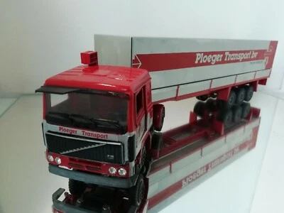 Tekno Holland Volvo F12 Turbo Ploeger Transport BV Truck con rimorchio 1:50 - Immagine 1 di 4