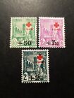 TIMBRE FRANCE COLONIE TUNISIE CROIX ROUGE N°305/307 NEUF ** LUXE MNH 1946