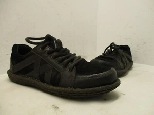 Zapatos cómodos Born de cuero negro gamuza con cordones para mujer talla 7,5 M/W estilo D12703 - Imagen 1 de 9