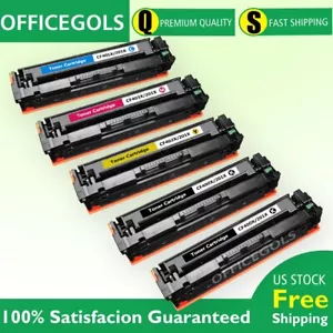 5PK CF400X Set Fits HP 201X Color LaserJet Pro MFP M277c6 M277dw M252dw Toner - Picture 1 of 4