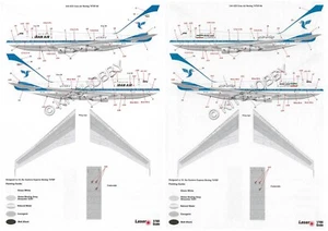 KITSHOBBY 1/144 Boeing 747SP Iran Air Model Kit Set - Imagen 1 de 8