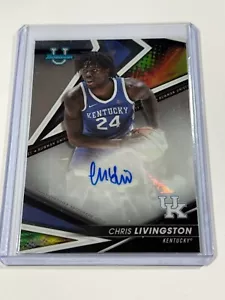 Chris Livingston 2022-23 Bowman U Best Auto #BOA-CL Kentucky Rookie - Picture 1 of 2