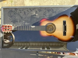 Burswood JF-30S Six String Brown Black Acoustic Guitar - Picture 1 of 6
