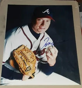 Tom Glavine Atlanta Braves SIGNED 8x10 Photo COA Autographed Baseball MLB HOF - Picture 1 of 1
