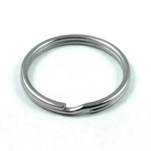 10 pcs 25mm Stainless Steel Split Key Chain Rings 1" inch - Picture 1 of 2