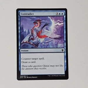 MTG Magic The Gathering Card Contradict Instant Blue Khans Of Tarkir 2015 - Picture 1 of 2