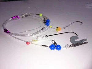 5 x Loop Rigs (Portsmouth rig) with BREAKAWAY IMPS - Rays, Cod, Bass, Plaice - Picture 1 of 8