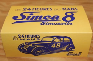 1/43 SIMCA 8 Le Mans 1938 n°48 BRUMM - Foto 1 di 6